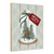 Green and Gray Christmas Cheer Snow Globe Rectangular Wall Art Decor 16" x 12" - IMAGE 2