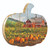 17" Orange and Green Pumpkin Farm Hanging Thanksgiving Wall Decor - IMAGE 2