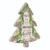 18" Green and Ivory "Miracle of Christmas" Hanging Tree Wall Decor - IMAGE 2