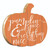 17" Orange and Ivory "Pumpkin Spice and Everything Nice" Hanging Thanksgiving Wall Decor - IMAGE 2