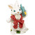 10" Constance Easter Bunny Holding a Bonnet Outdoor Garden Statue - IMAGE 1