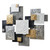 Abstract Overlapping Squares Wall Hanging Decoration - 49" - IMAGE 3