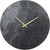 24" Charcoal Gray Marble Design Round Wall Clock - IMAGE 1