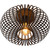 1-Light Geometric Cage Ceiling Light Fixture - 9" - Black - IMAGE 4