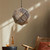 Geometric Faceted Lattice Disco Ball Ceiling Light Pendant - 12" - IMAGE 1