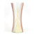 11" Orange and Yellow Vertical Lines Tabletop Glass Vase - IMAGE 2