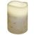 5.5" Embedded Seashell Battery Operated Flameless Flickering Wax Pillar Candle - IMAGE 1
