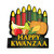 15" Vibrant Unique 3-D Happy Kwanzaa Centerpieces Decor - IMAGE 1