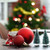 LED Lighted Frosted Mini Bottle Brush Pine Christmas Village Trees - 6" - Set of 2 - IMAGE 3