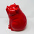 12" Red Unique Pig Design Sealed Storage Jar - IMAGE 2