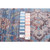 5' x 8' Floral Area Throw Rug - Blue and Orange