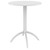 29" White Durable Round Outdoor Patio Dining Table - IMAGE 1