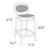 37.75" Black Outdoor Patio Counter Stool