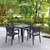 31.5" Gray Square Outdoor Patio Dining Table - IMAGE 3