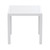 31.5" White Square Outdoor Patio Dining Table - IMAGE 2