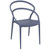 3-Piece Gray Outdoor Patio Dining Set with Stackable Chairs 32.25" - IMAGE 5