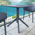 31.5" Dark Gray Solid Square Dining Table - IMAGE 4
