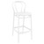 41.75" White Solid Outdoor Patio Bar Stool - IMAGE 1