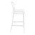 41.75" White Solid Outdoor Patio Bar Stool - IMAGE 4