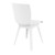 33.5" White Solid Refined Patio Dining Chair - IMAGE 2