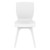 33.5" White Solid Refined Patio Dining Chair - IMAGE 3