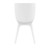 33.5" White Solid Refined Patio Dining Chair - IMAGE 5
