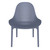 32.75" Dark Gray Solid Patio Lounge Chair - IMAGE 3