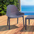 32.75" Dark Gray Solid Patio Lounge Chair