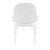32.75" White Solid Patio Lounge Chair - IMAGE 5