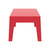 27.5" Red Stackable Outdoor Patio Coffee Table - IMAGE 3