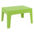 27.5" Tropical Green Stackable Outdoor Patio Coffee Table - IMAGE 1