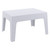 27.5" Silver Stackable Outdoor Patio Coffee Table - IMAGE 1