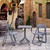3 Piece Gray Outdoor Patio Folding Bistro Set 32.25" - IMAGE 1