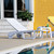 74" White Outdoor Patio Adjustable Pool Chaise Lounge - IMAGE 2