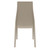 37" Taupe Outdoor Patio Solid High Back Dining Chair - IMAGE 5