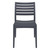 33" Gray Stackable Outdoor Patio Dining Chair - IMAGE 3