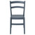 33.5" Gray Solid Patio Dining Armless Chair - IMAGE 3