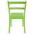 33.5" Green Solid Patio Dining Armless Chair - IMAGE 5