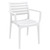 7-Piece White Rectangle Patio Dining Set with Arm Chairs 55" - IMAGE 3
