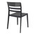 33" Black Transparent Outdoor Patio Dining Chair - IMAGE 2