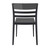 33" Black Transparent Outdoor Patio Dining Chair - IMAGE 5