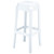 29.5" White Glossy Outdoor Patio Solid Bar Stool - IMAGE 1