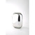 9.5" Silver Modern Style Glass Decorative Flower Vase - IMAGE 1