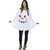 Adult One Size Snowman Christmas Poncho - IMAGE 2
