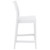 42.5" White Solid Patio Bar Stool - IMAGE 2