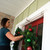 Double Door Garland Christmas Hanger - 9" x 33" - Chiffon White - IMAGE 5