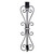 19.5" Black Decorative Adjustable Wreath Hanger - IMAGE 4