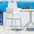 3-Piece White Solid Patio Bistro Set 33" - IMAGE 2