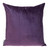 20" Purple and Gray Cotton Reversible Throw Pillow - IMAGE 1