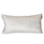 24" White Transitional Velvet Rectangular Throw Pillow - IMAGE 2